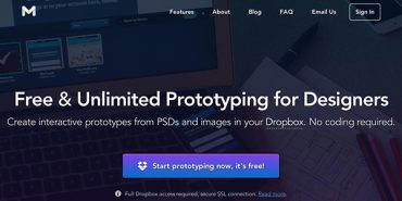 Marvel - Prototype Photoshop avec Dropbox