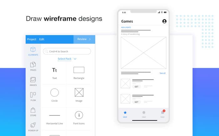 Mockflow outil wireframe