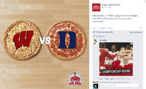 Parler de l'actualité sur les réseaux sociaux - Papa John's Pizza