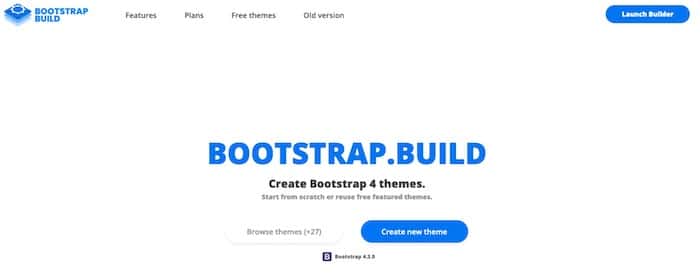 Bootrstrap Créer un outil personnalisé pour créer des thèmes Bootstrap