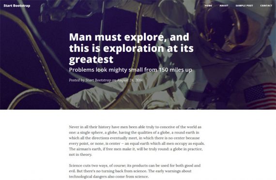 25 templates Bootstrap gratuits à découvrir