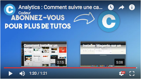 Annotations et écrans de fin Youtube