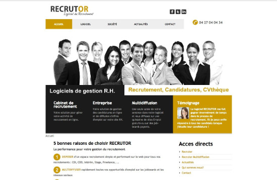 Logiciel de recrutement Recrutor