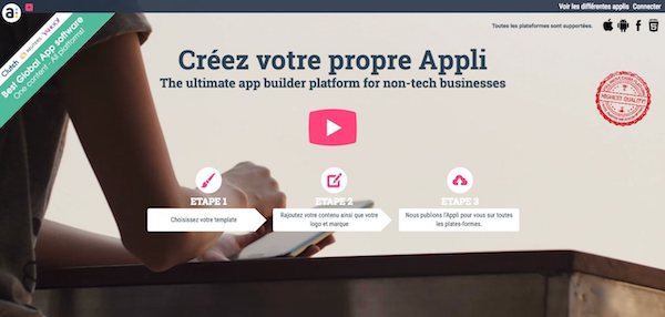 créer une application mobile