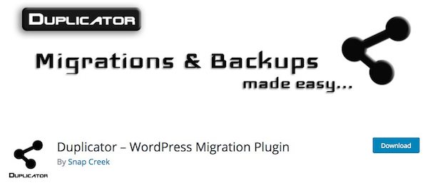 plugin pour migrer un site wordpress
