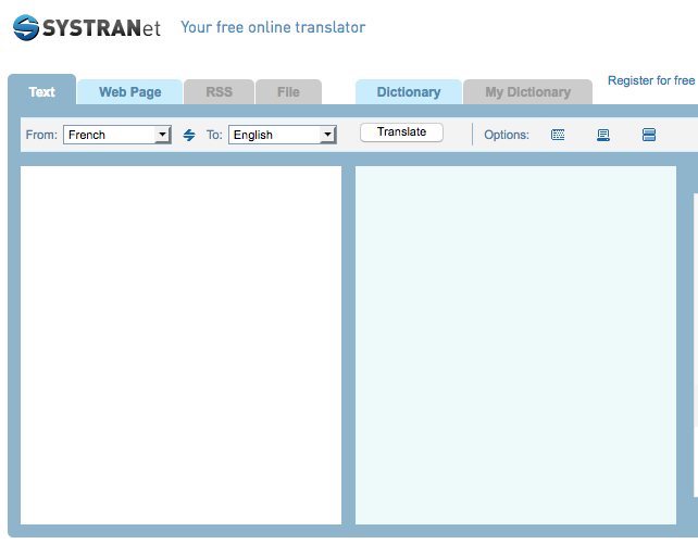 logiciel de traduction systran gratuit
