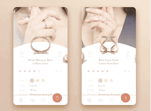 Application site e-commerce : plaisir d'achat