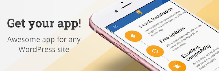 plugin pour transformer un site wordpress en app