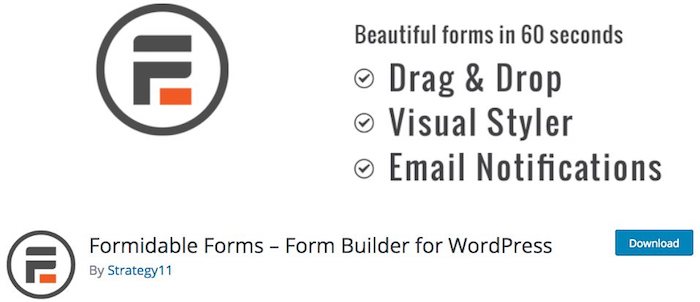 plugin formulaire de contact wordpress