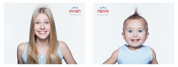 Identité de marque Evian