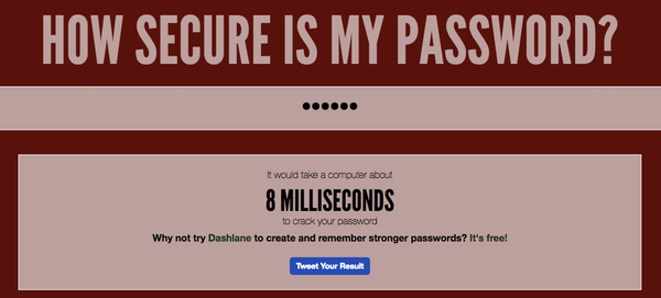 Password security