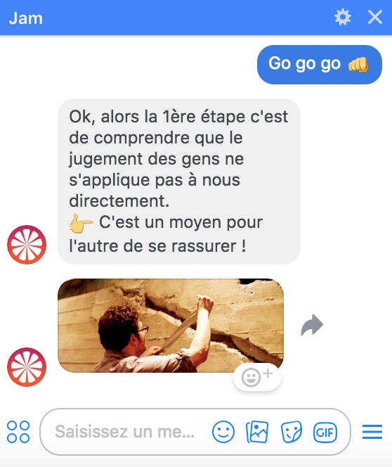 Chatbot réponses