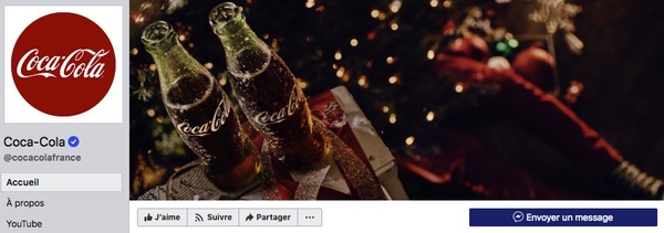 Facebook Coca Cola Noël