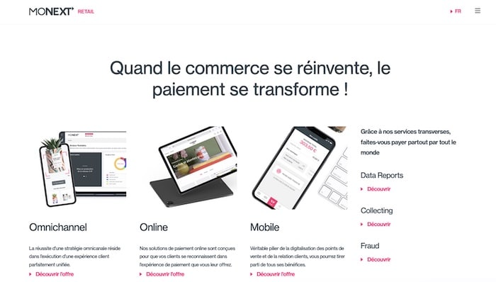 Monext solution de paiement pour e-commerce