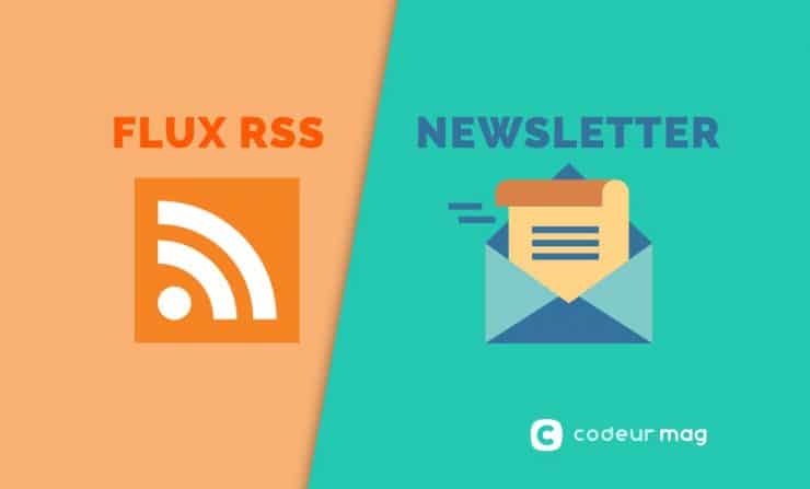 Différences entre flux RSS et newsletter
