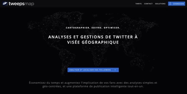 Tweepsmap analyses Twitter