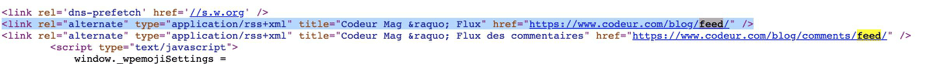 Flux RSS de Codeur Mag