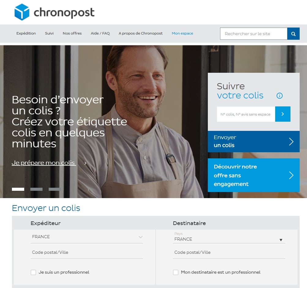 Livraison ecommerce Chronopost