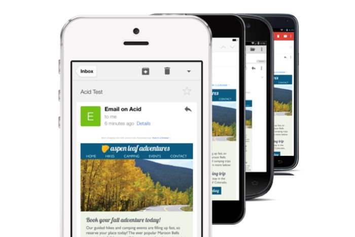 Email rendering mobile responsive
