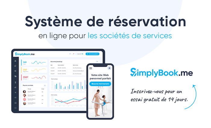 Simplybook.me système de réservation en ligne