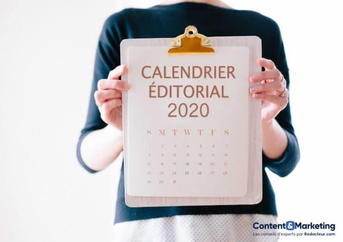 calendrier éditorial 2020 gratuit