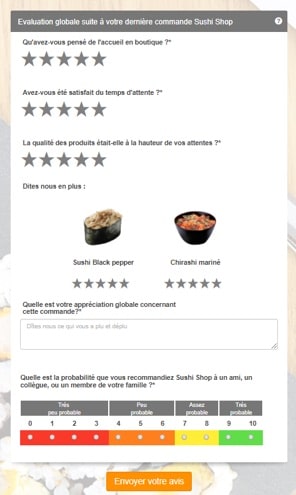 enquête de satisfaction client