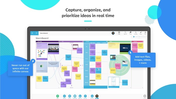 Stormboard whiteboard interactif télétravail