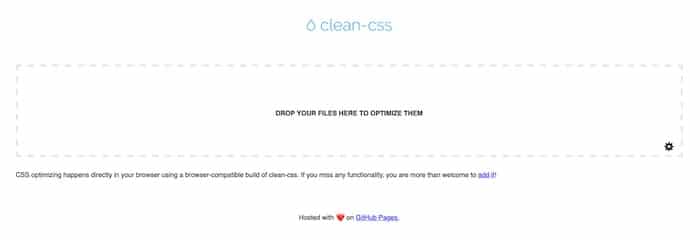Clean CSS outils de compression de code CSS