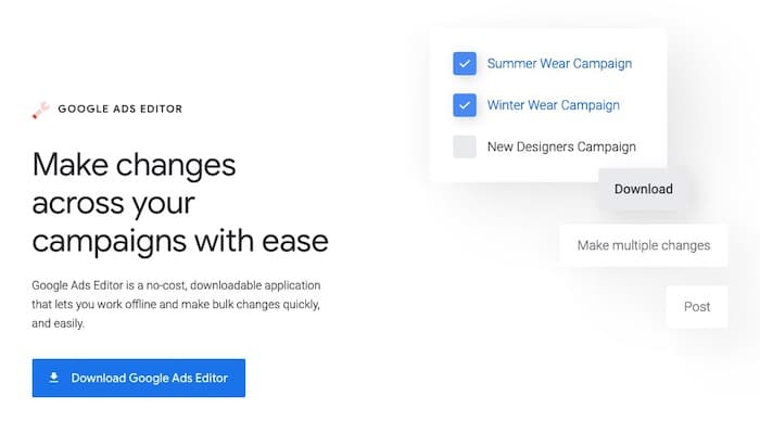 Google Ads Editor