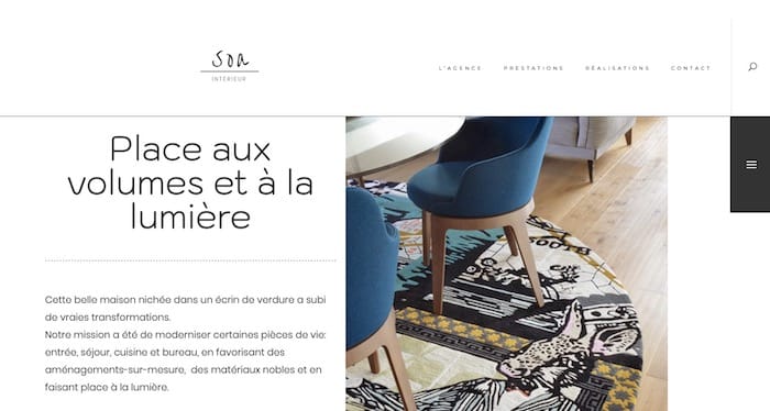 site minimaliste