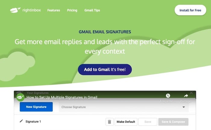 générateur signature Gmail