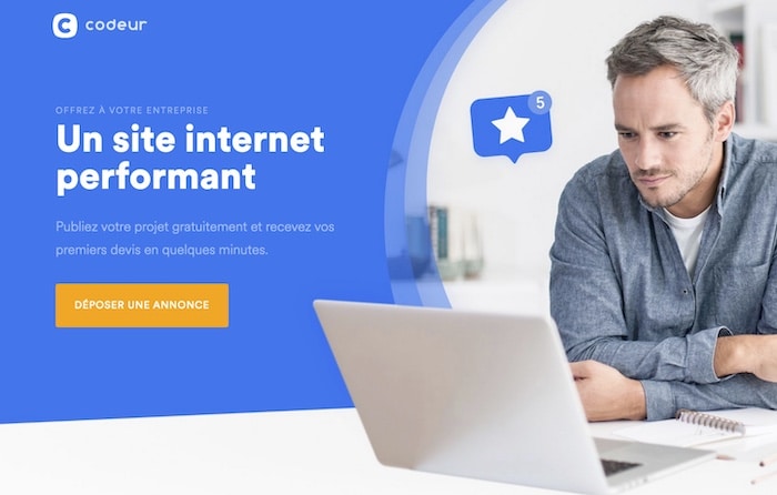 Codeur.com faites appel à un webmaster pour créer un site performant