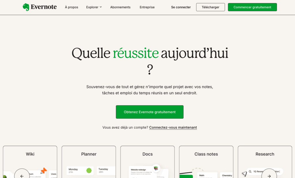 Evernote : le meilleur logiciel de prise de notes pour freelance