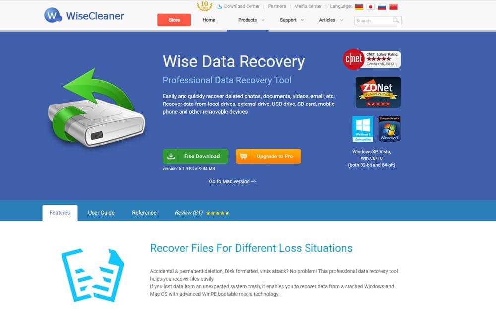 Wise data Recovery