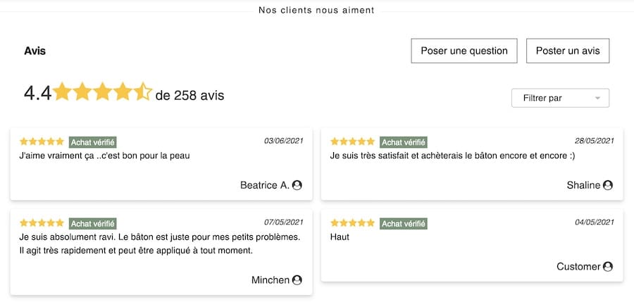 Opinew, plugin Shopify pour collecter les avis clients