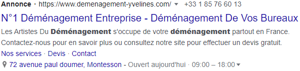 Déménagement