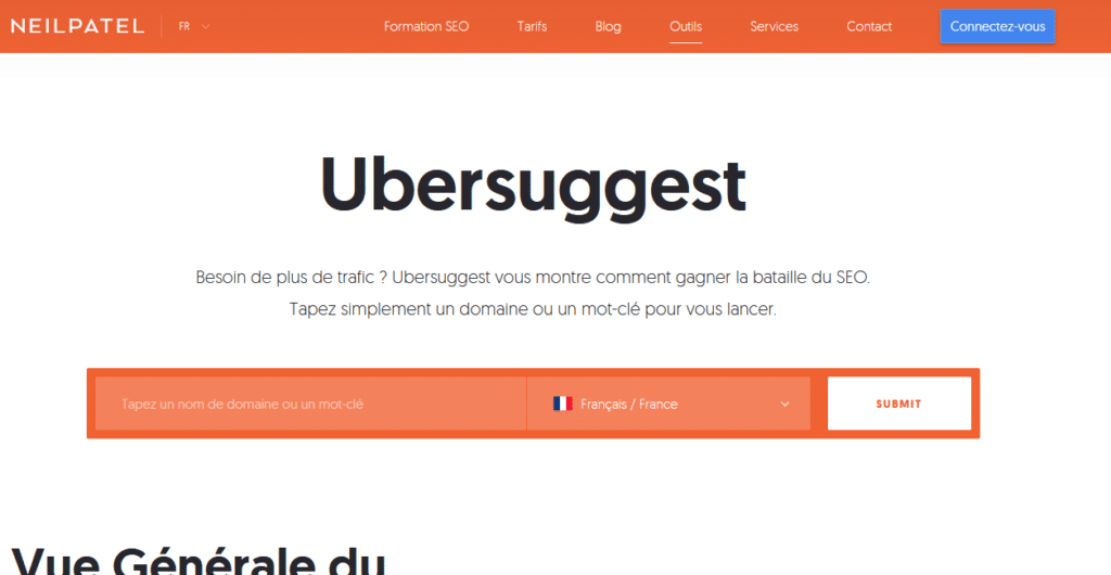 Ubersuggest