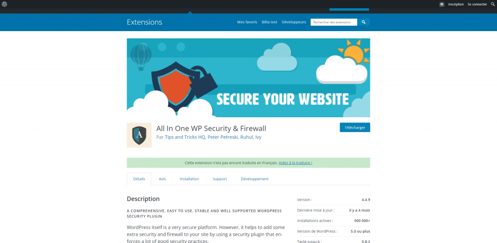  AIO WP Security – Pour des mots de passe forts