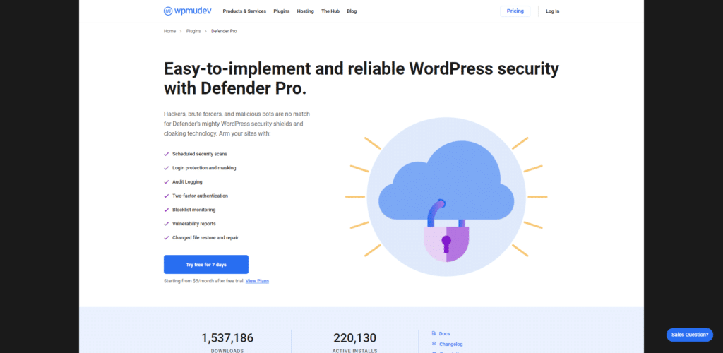 Defender – Pour la double authentification