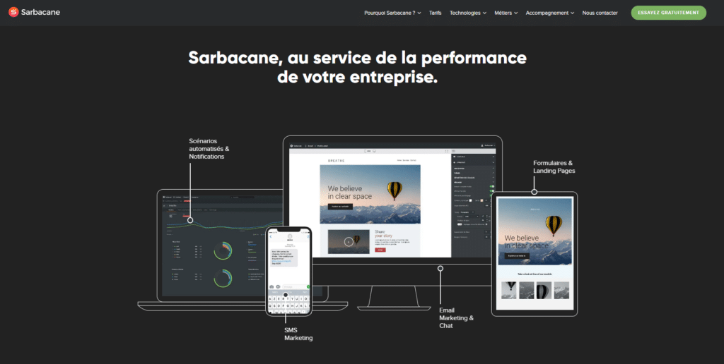 Sarbacane, l’outil qui offre un email builder