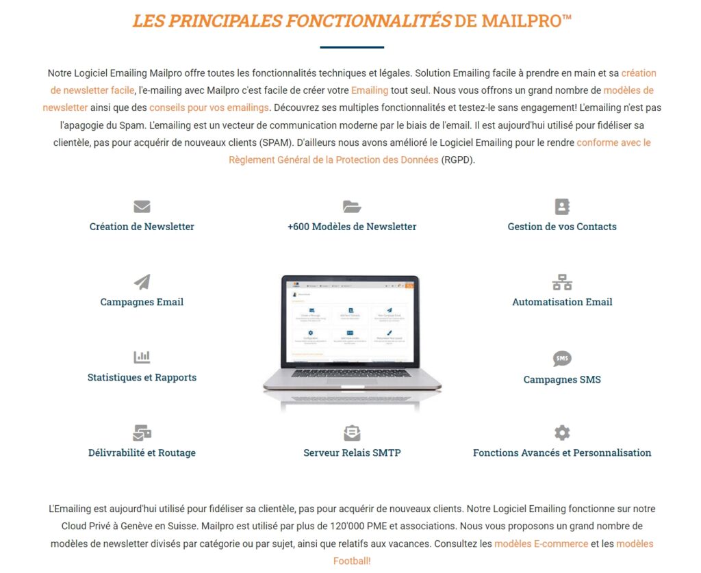 Mailpro, l’as de la protection de données