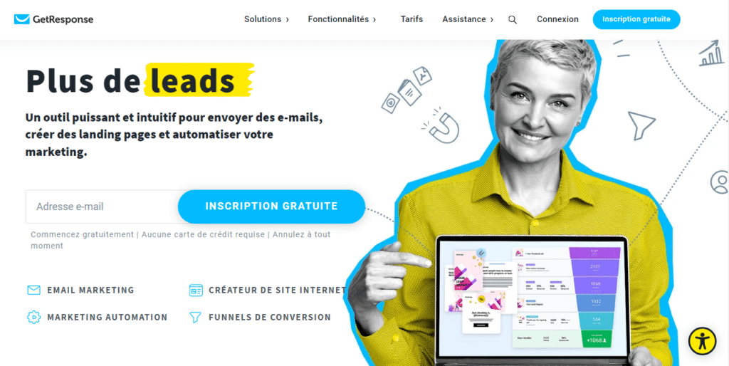 GetResponse, l’outil pour nourrir votre funnel