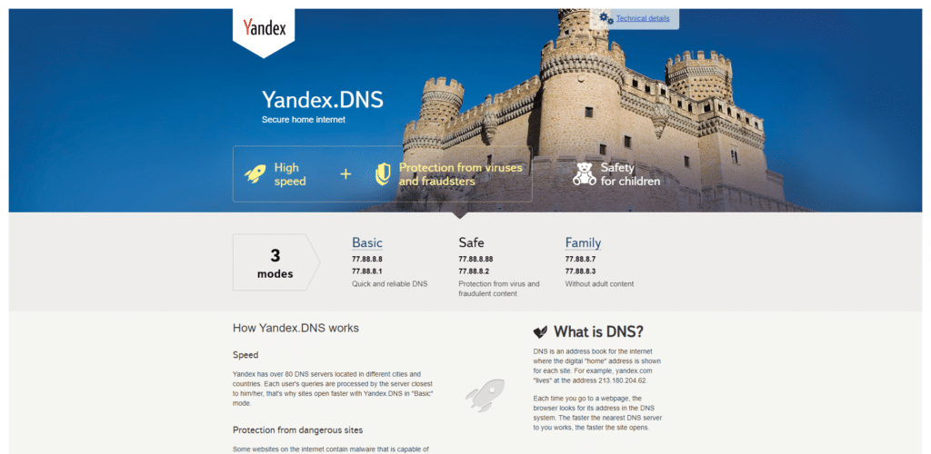 Yandex DNS