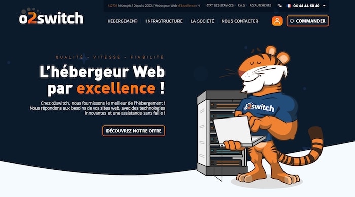 o2switch : hébergeur web français