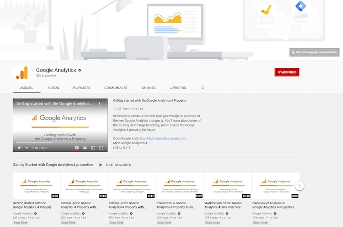 Google Analytics Youtube