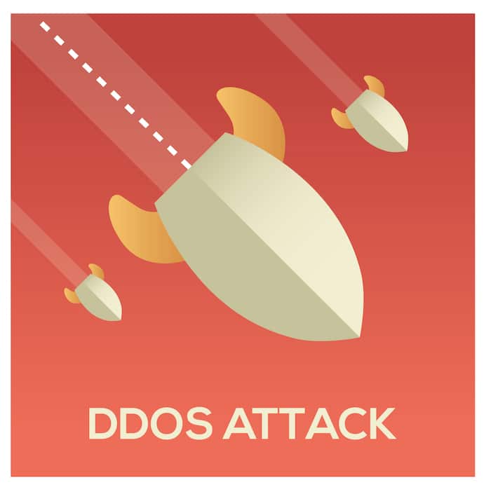 Une attaque DDOS