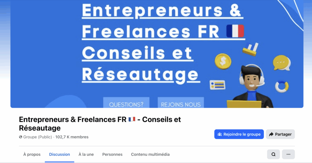groupe freelance facebook