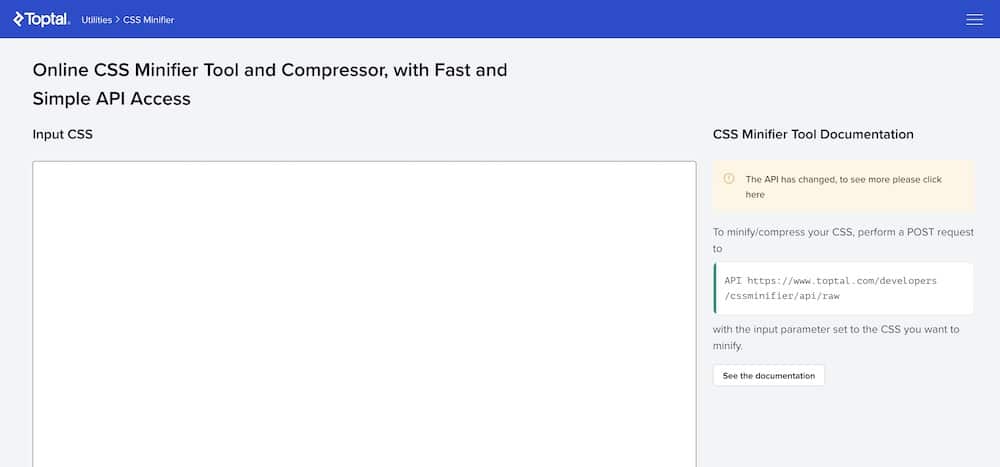 CSS Minifier & Compressor