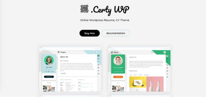 theme-cv-wordpress