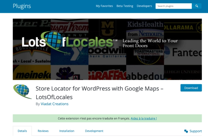 plugin store locator for wirdpress avec google maps